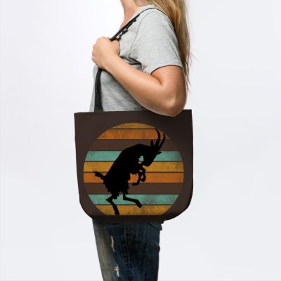 Billy Goat Silhouette Retro Sunset Tote Official Post Malone Merch