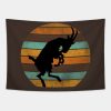 Billy Goat Silhouette Retro Sunset Tapestry Official Post Malone Merch