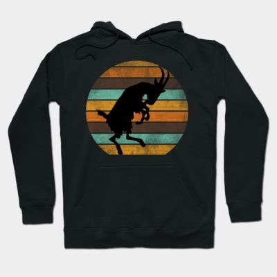 Billy Goat Silhouette Retro Sunset Hoodie Official Post Malone Merch