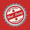 Red Daisy Billy Strings Pin Official Post Malone Merch