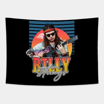 80S Billy Strings Flyers Tapestry Official Post Malone Merch