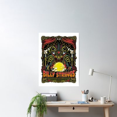 Billy Strings Art Guitarist And Bluegrass Musician Poster Official Post Malone Merch