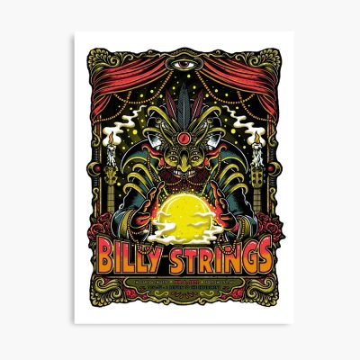 Billy Strings Art Guitarist And Bluegrass Musician Poster Official Post Malone Merch