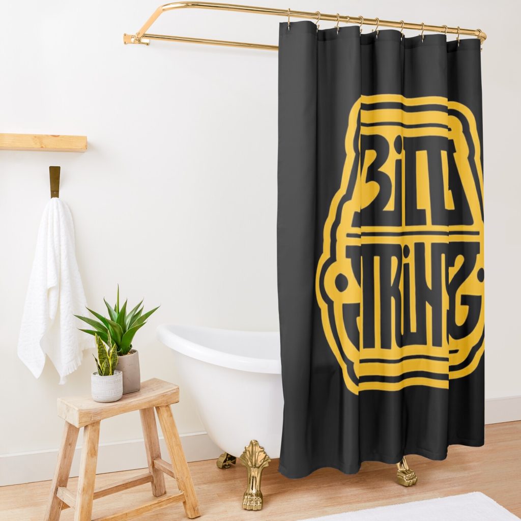 Billy Strings Lamp Tee Shower Curtain Official Post Malone Merch