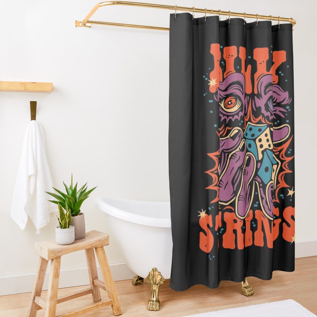 Summertime Strings American Guitarist Shower Curtain Official Post Malone Merch