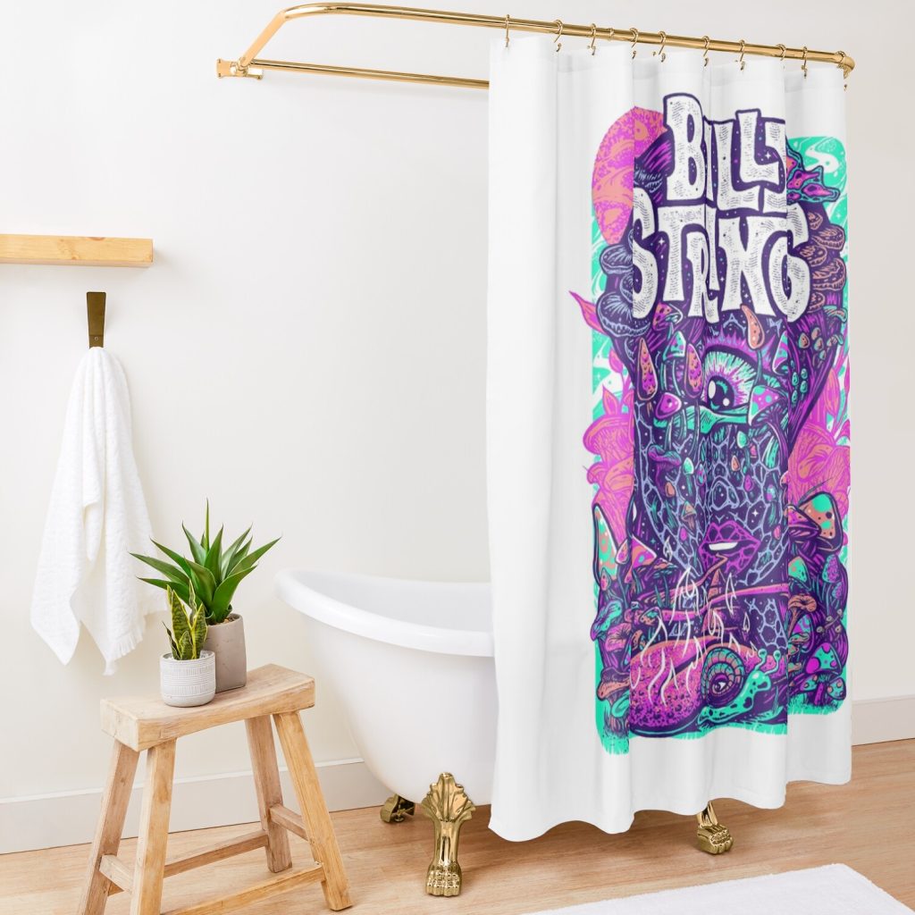 Billy Strings Poster Art Shower Curtain Official Post Malone Merch