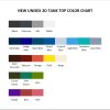 tank top color chart - Billy Strings Shop